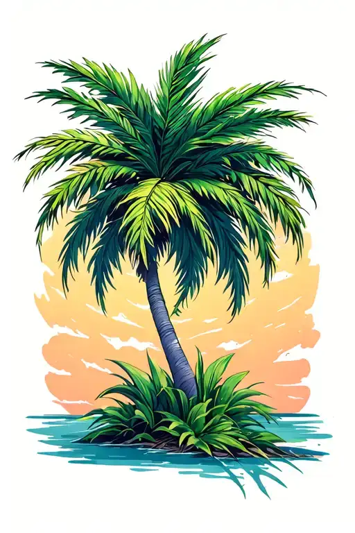 Palm Tree Leaves