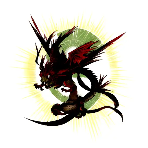 Hiei Dragon Of Darkness Flame