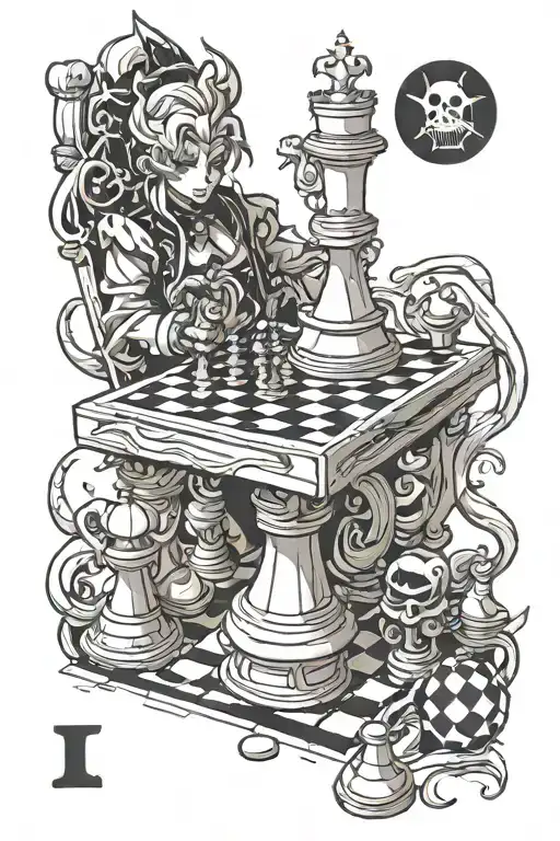 Lhalloween Chess Piece