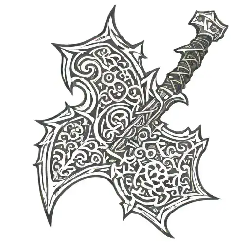 Skyrim Daedric Axe