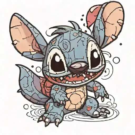Stitch Disney Cartoon Charactor