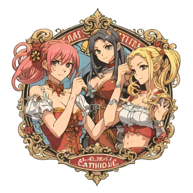 A Protestant Woman And A Catholic Woman Fighting In A Bar