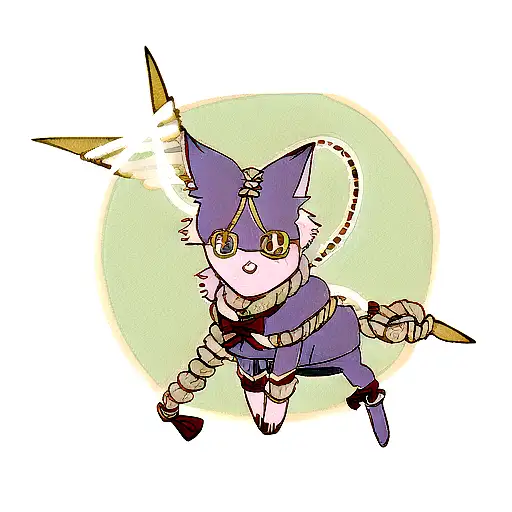 Freya Symbol With Braided Rope Around It