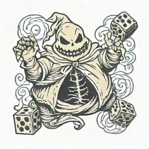 Non-creepy Oogie Boogie With His Dice
