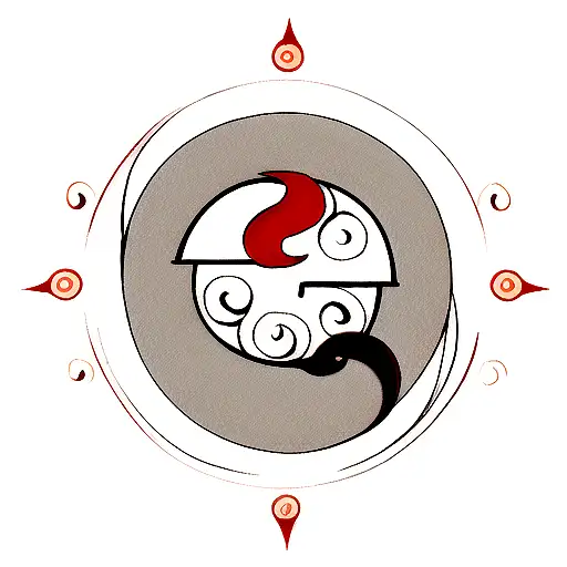 Yin And Yang Symbol Using Naruto And Kurama