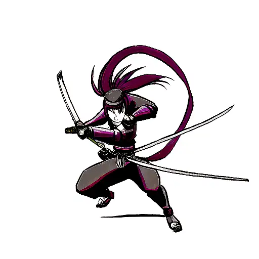 Fmale Ninja Katana