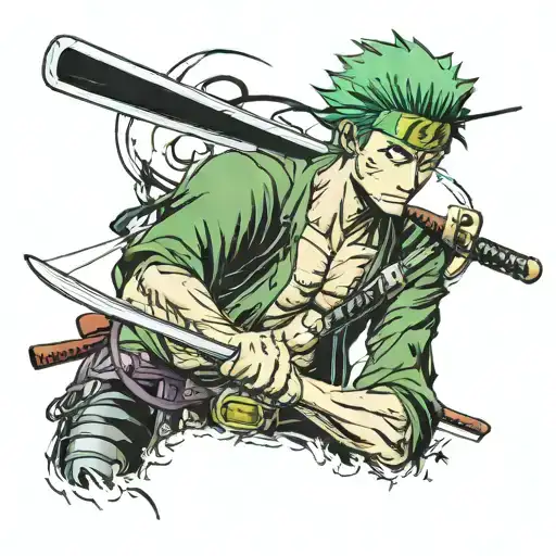 Roronoa Zoro In A Horror Setting