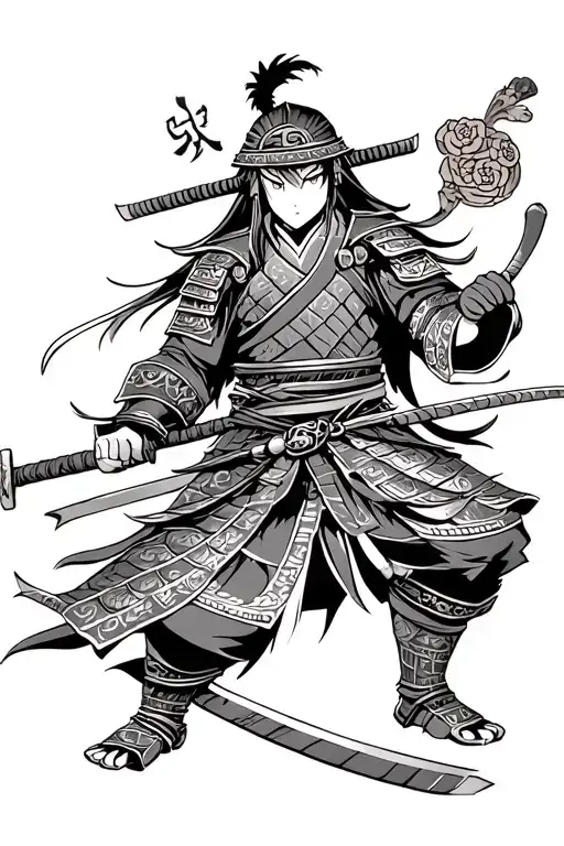 The Anime Samurai Warrior