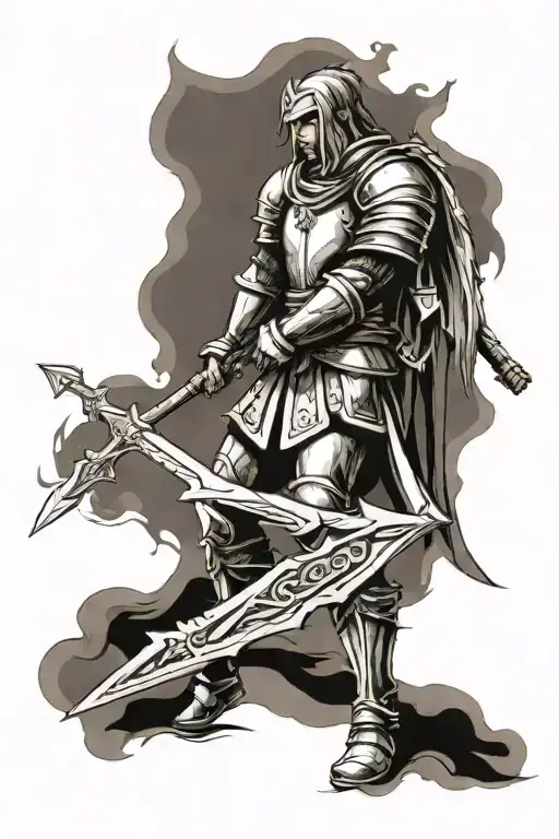 A Medieval Warrior But Lost The Battle