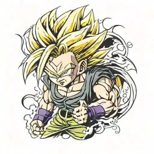 Dragon Ball Z Super Sayian Trunks
