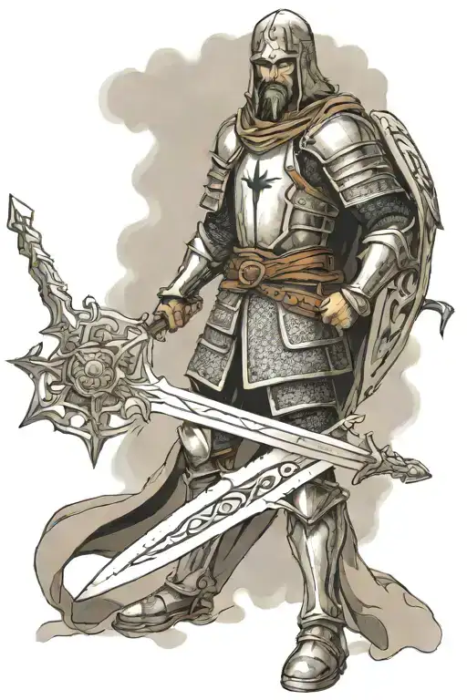 A Medieval Warrior But Lost The Battle