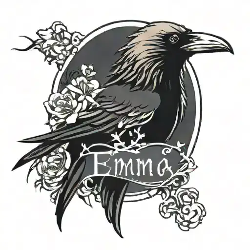 Crow And The Name Emma Written