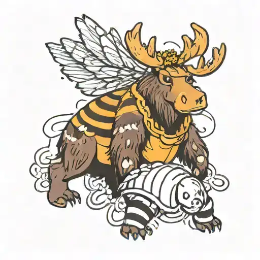 Moose Bear Honeybee