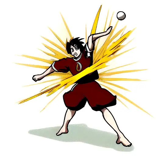 Dodgeball Throw With A Phoenix