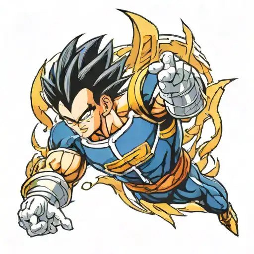 Vegeta Dragon Ball Transforming
