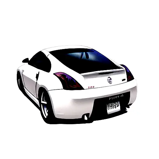 Nissan 350Z With Cool Background
