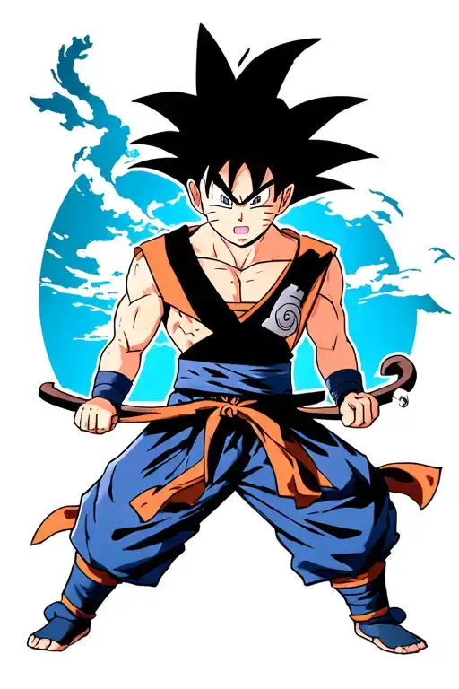 Son Goku Naruto Tanjiro Kamado