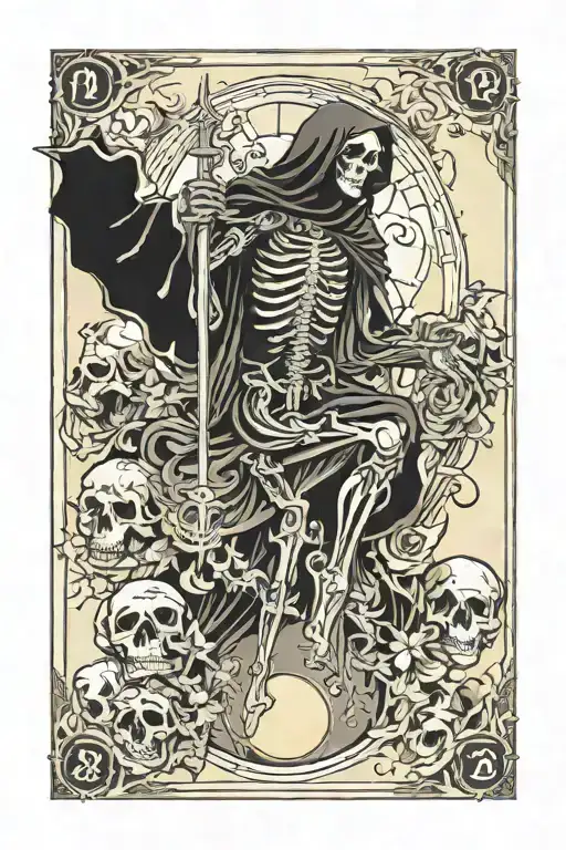 Death 13 Tarot Card