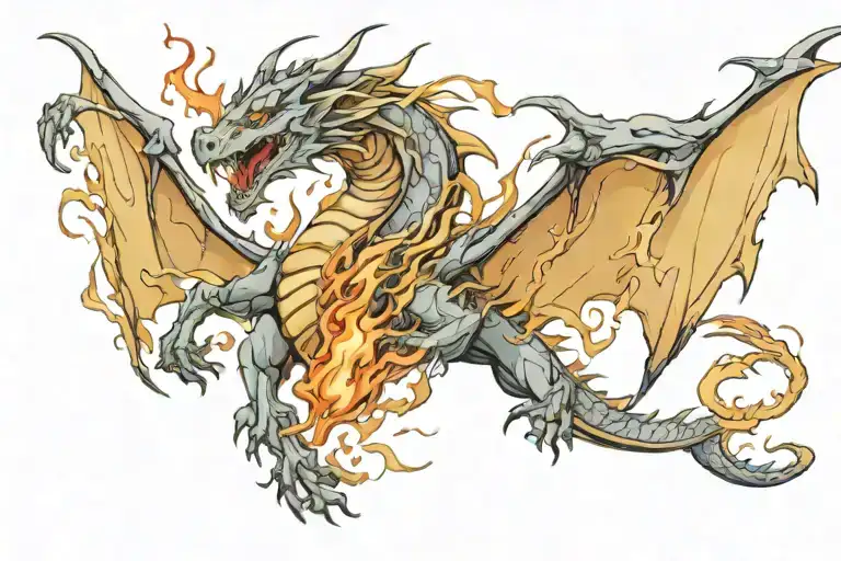 Dragon Breathing Fire