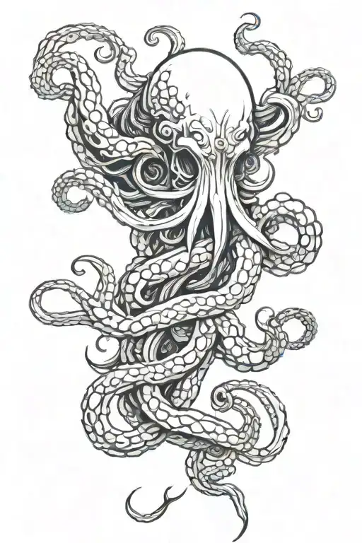 A Kraken Tentacles Emerging