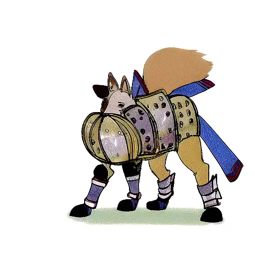 Dog With Armor