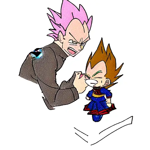 Majin Vegeta And Ego Vegeta