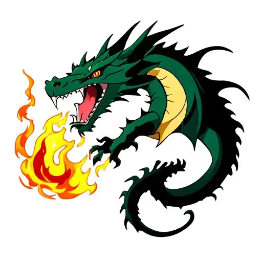 Dragon Breathing Fire