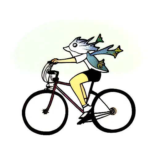 Fish Riding A Bike