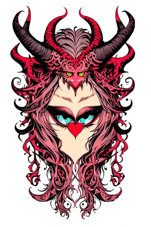 Demon With Heart Eye