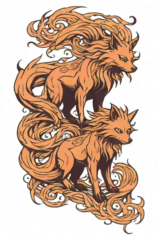 Kurama Of Naruto Inspired