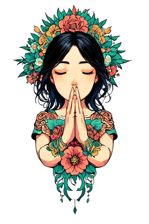 Praying Hands Holding