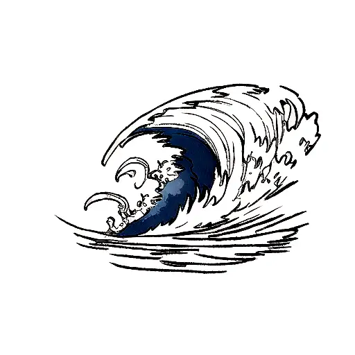 Massive Wave Looking Meaningful