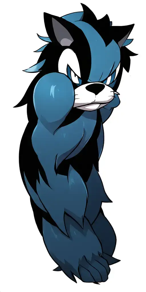 Furry With Huge Muscles