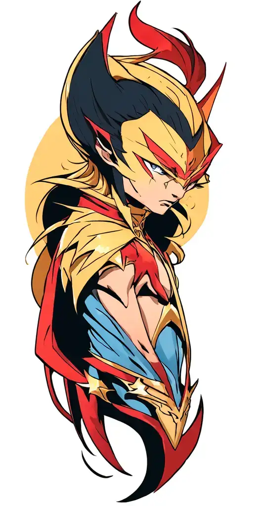 Anime Trigan Character