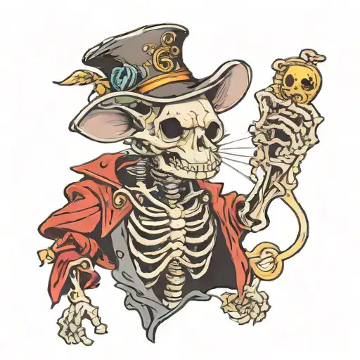 Lonely Rich Rat Skeleton