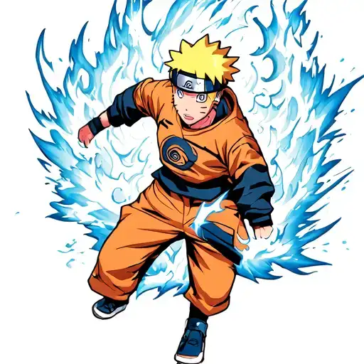 Naruto Uzumaki Unleashing The Power