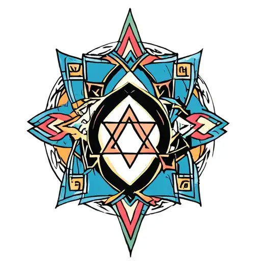 Amazigh Symbol Intertwined