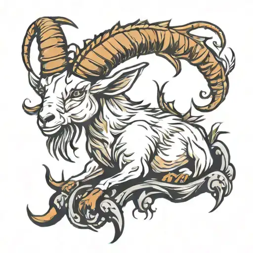 Goat With Scorpion Tail