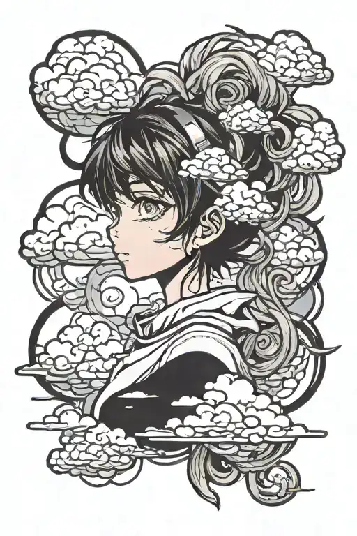 Head In The Clouds Black