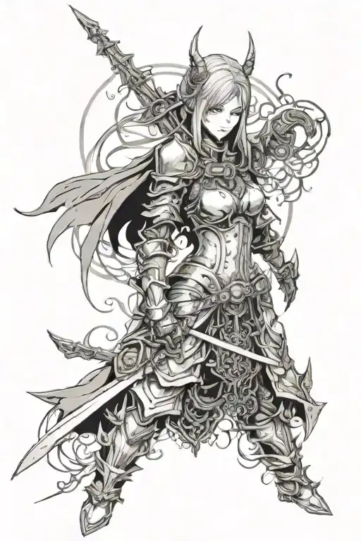 Maiden Black Girl Demons Souls Game