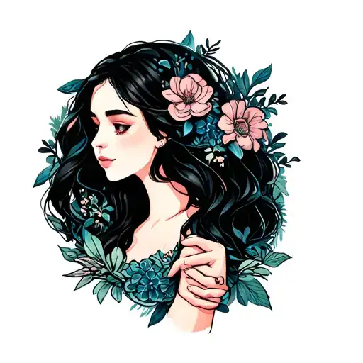 Mother Holding Hands