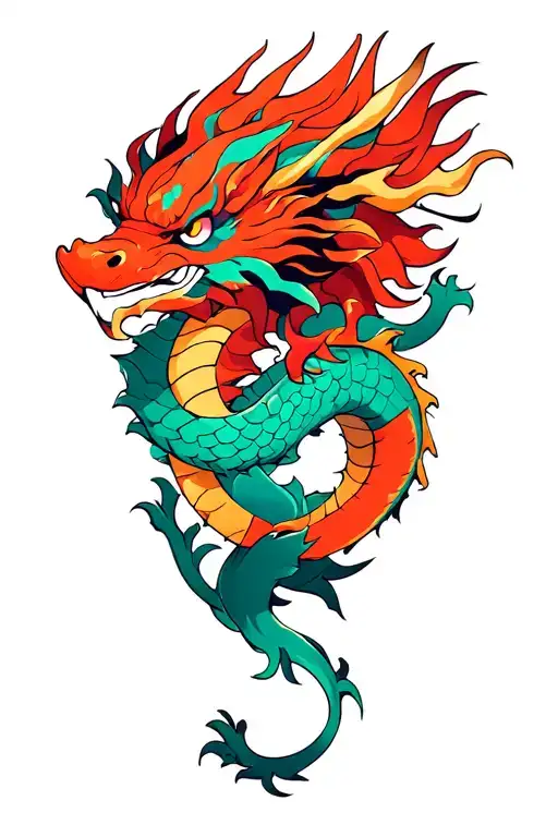 Electrical Anguila For Part Of Dragon Oriental Legs