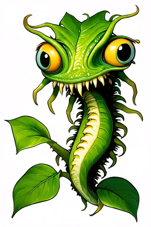 Venus Fly Trap Monster Plant Leaves
