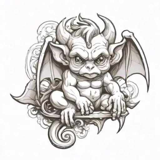 Cute Baby Gargoyle