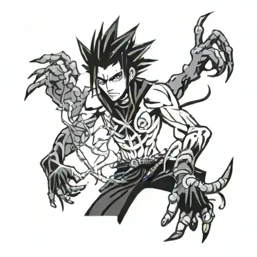 Sasuke Curse Mark And Phantom Troupe Spider