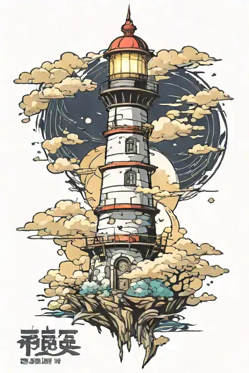 Connect The Lighthouse With The Anime One Peace