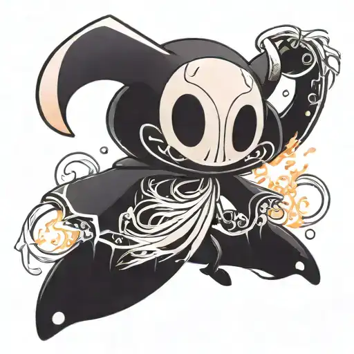 Hollow Knight Using His Abyssal Shriek Skill
