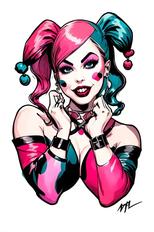 Harley Quinn 90S Cartoon Character