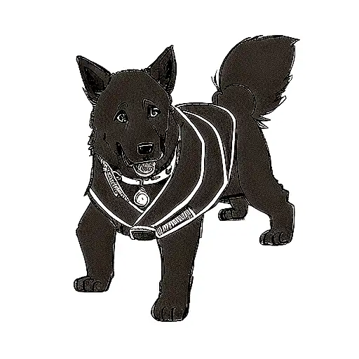 German Shepard Named Germu