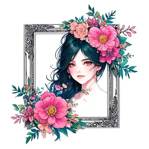Floral Frame